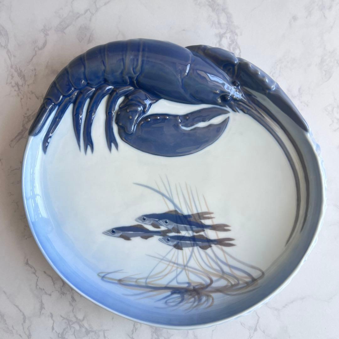 希少 ロイヤルコペンハーゲン ロブスタープレート #485 ヴィンテージ 飾り皿