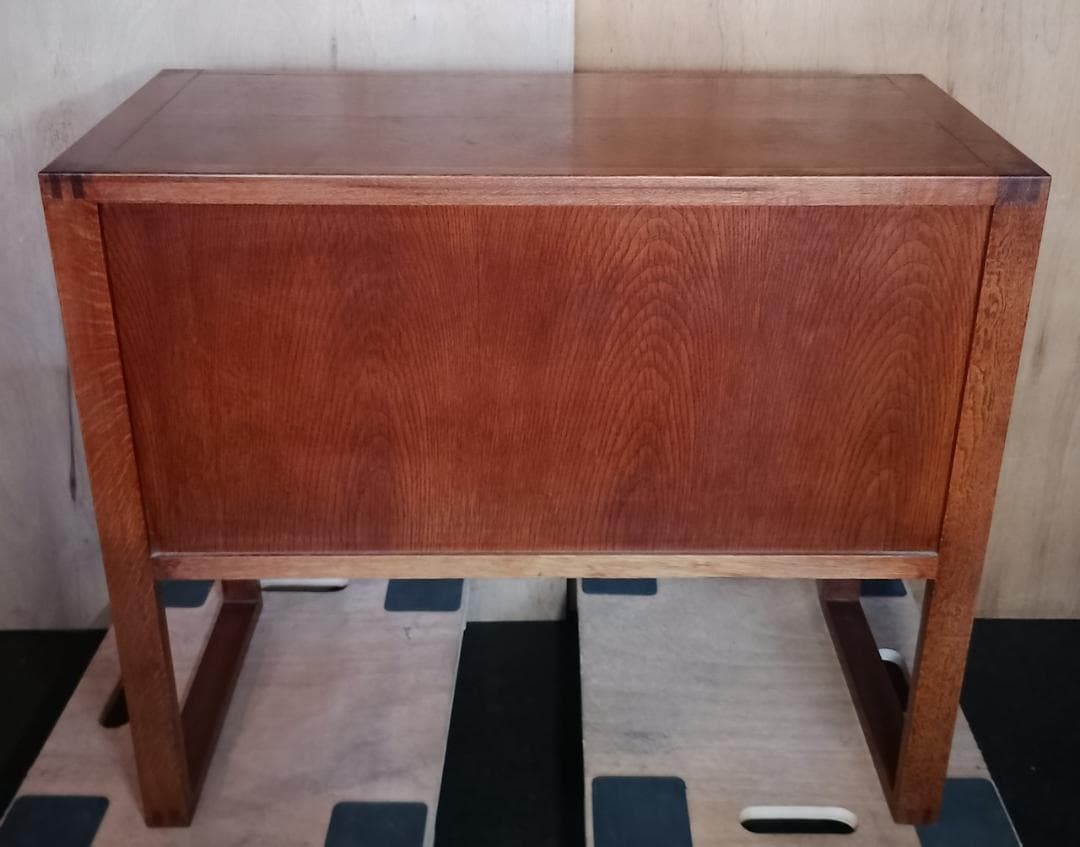 アンティーク 北欧モダン 4段チェスト 無垢材 民芸モダン