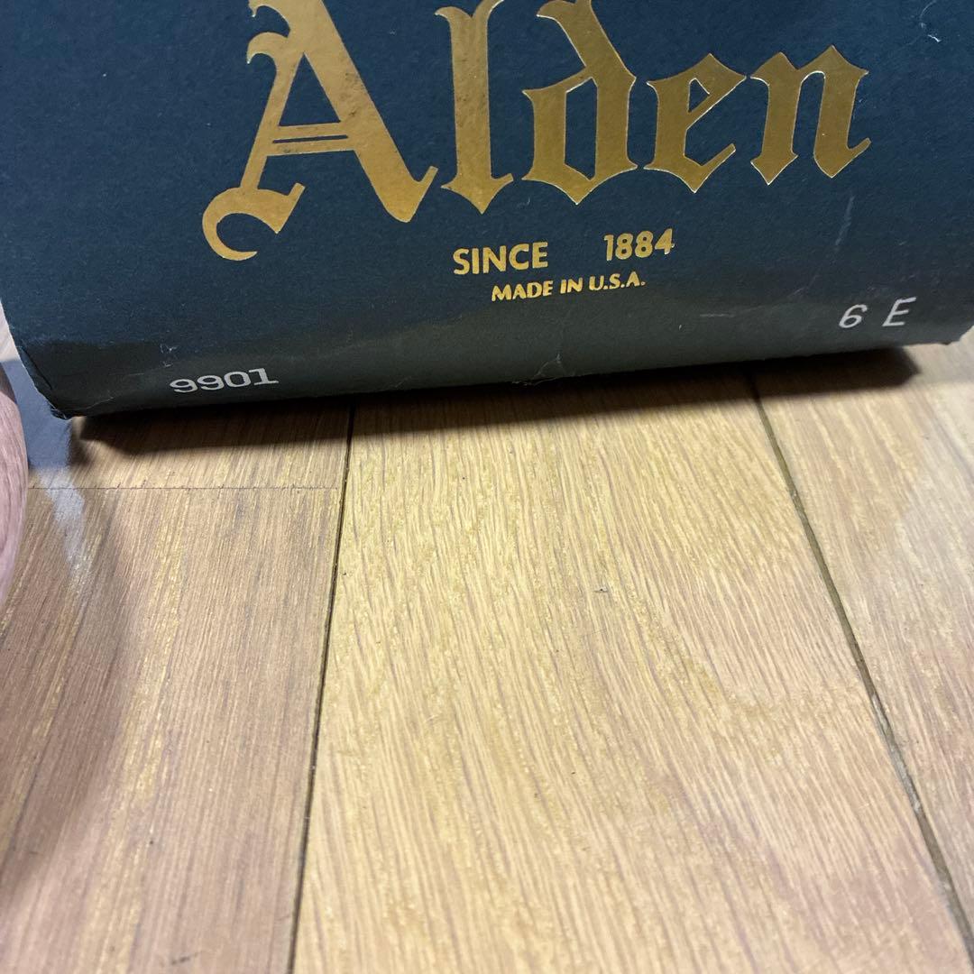Alden（オールデン）9901 コードバン ブラックシューツリー付き