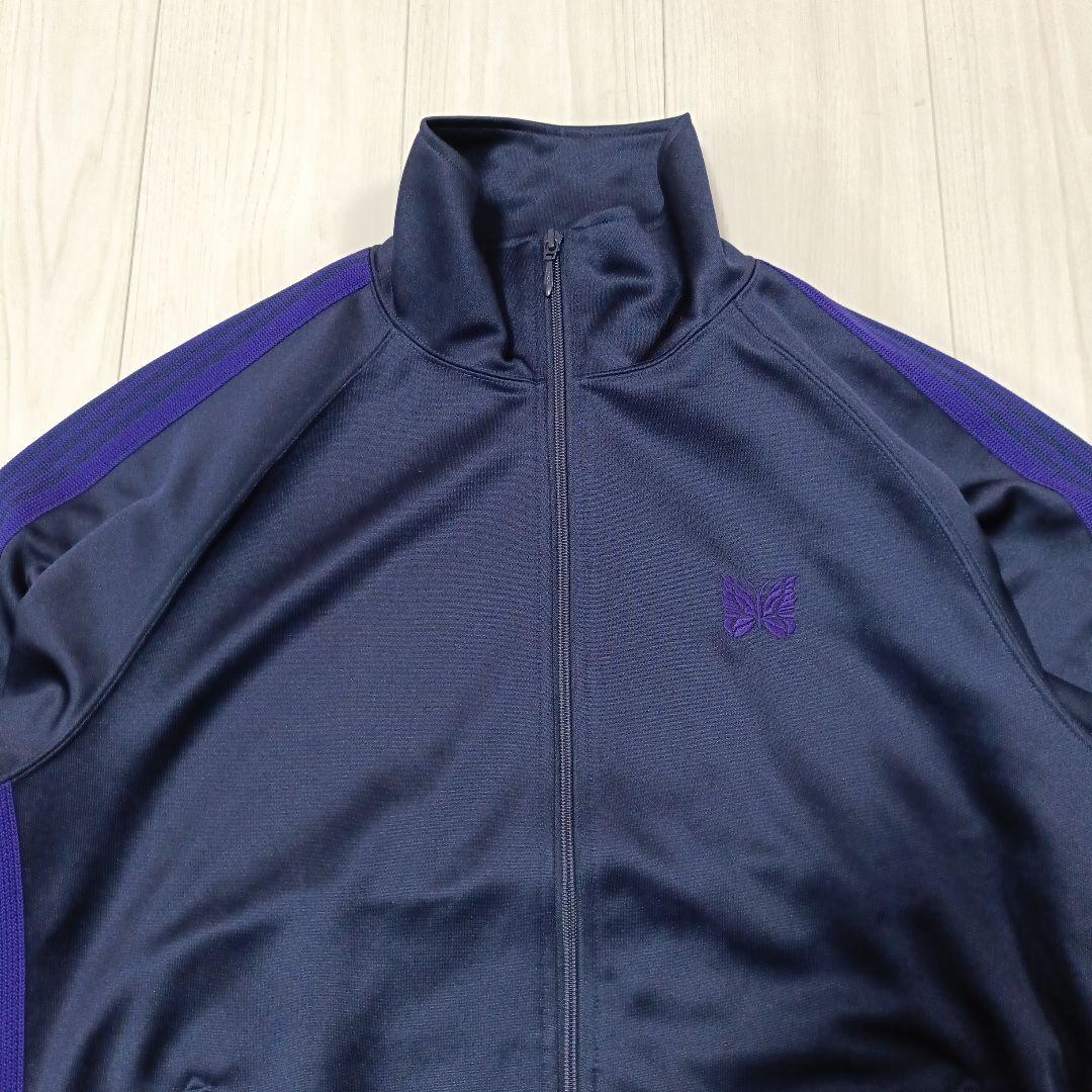 NEEDLES トラックジャケット　ニードルス　ネイビー　パープル　L 極美品