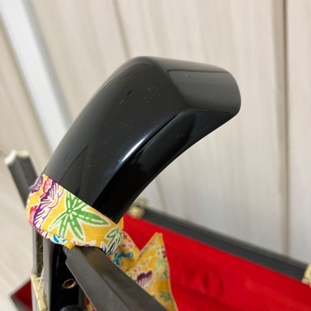 沖縄三線 蛇柄 三味線　和楽器 ハードケース　付属品セット