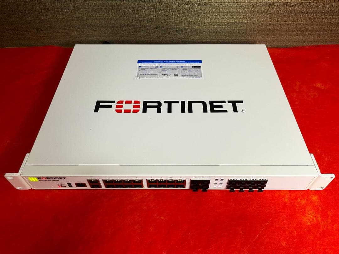 ■ ファイアウォール Fortinet Fortigate 200F ② 動作品