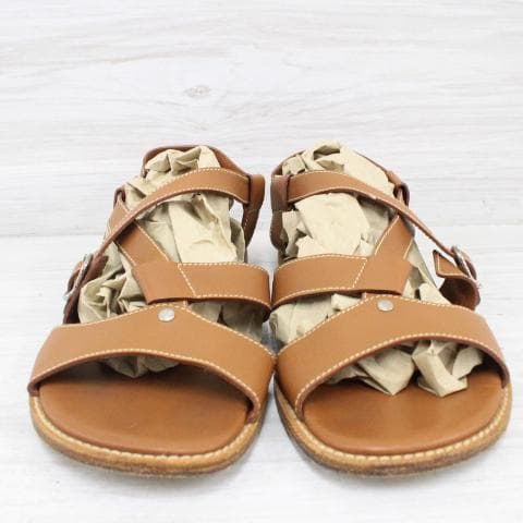 ◇HERMES ブラウン メンズ サンダル 25cm