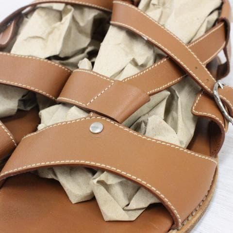 ◇HERMES ブラウン メンズ サンダル 25cm