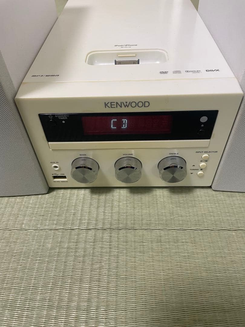 Kenwood　RD-M616　ミニコンポ 　DVD再生　ホワイト　即日発送！