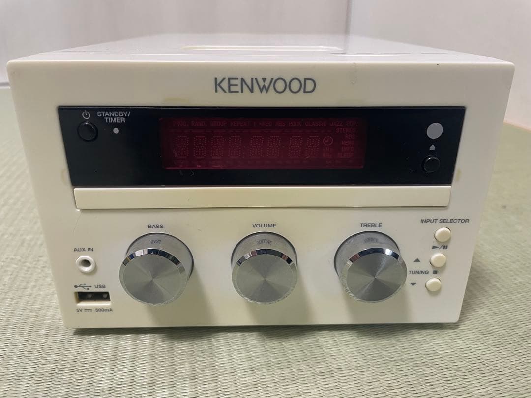 Kenwood　RD-M616　ミニコンポ 　DVD再生　ホワイト　即日発送！