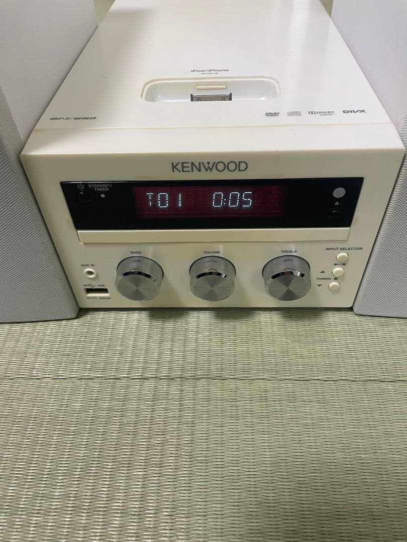 Kenwood　RD-M616　ミニコンポ 　DVD再生　ホワイト　即日発送！