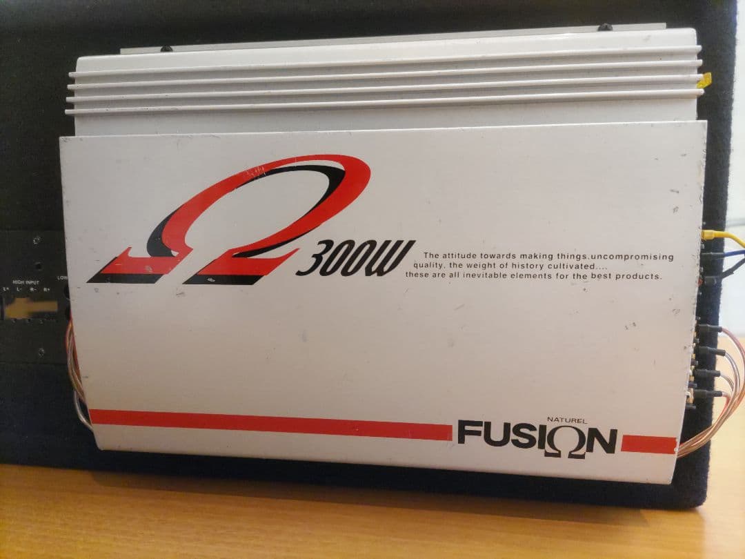FUSION FSN-WX17L改 アンプチューニング済 ウーファー 完動品