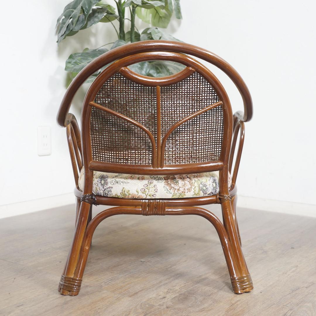 新品　未使用　アジアンテイスト　籐座椅子