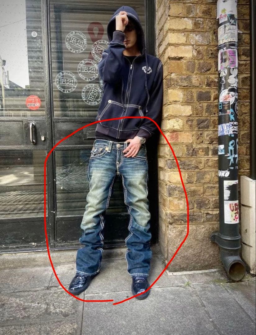 【激レア】 true religion ricky super t 着画あり