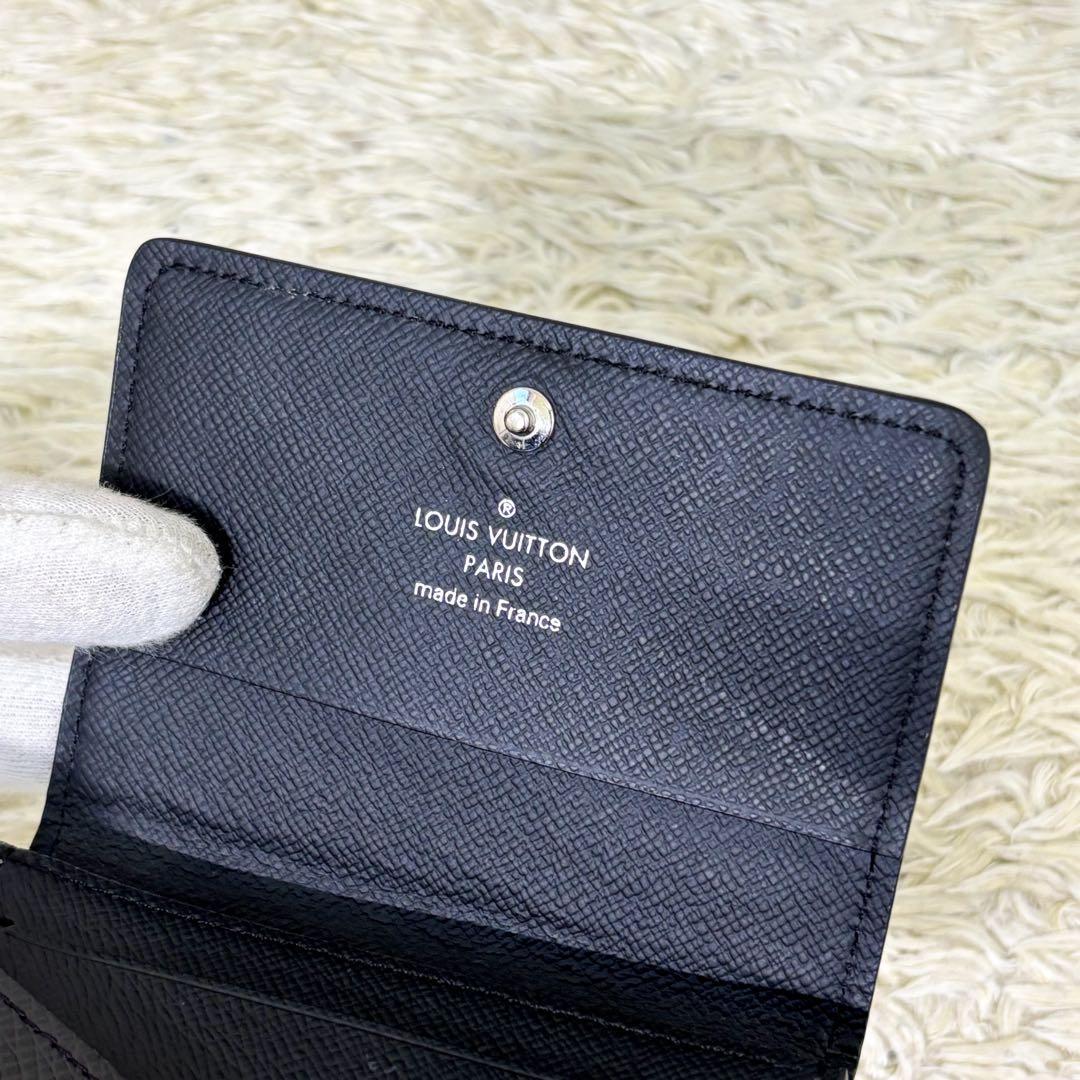 現行【美品】ルイヴィトン タイガ アンヴェロップNM 名刺入れ M64595