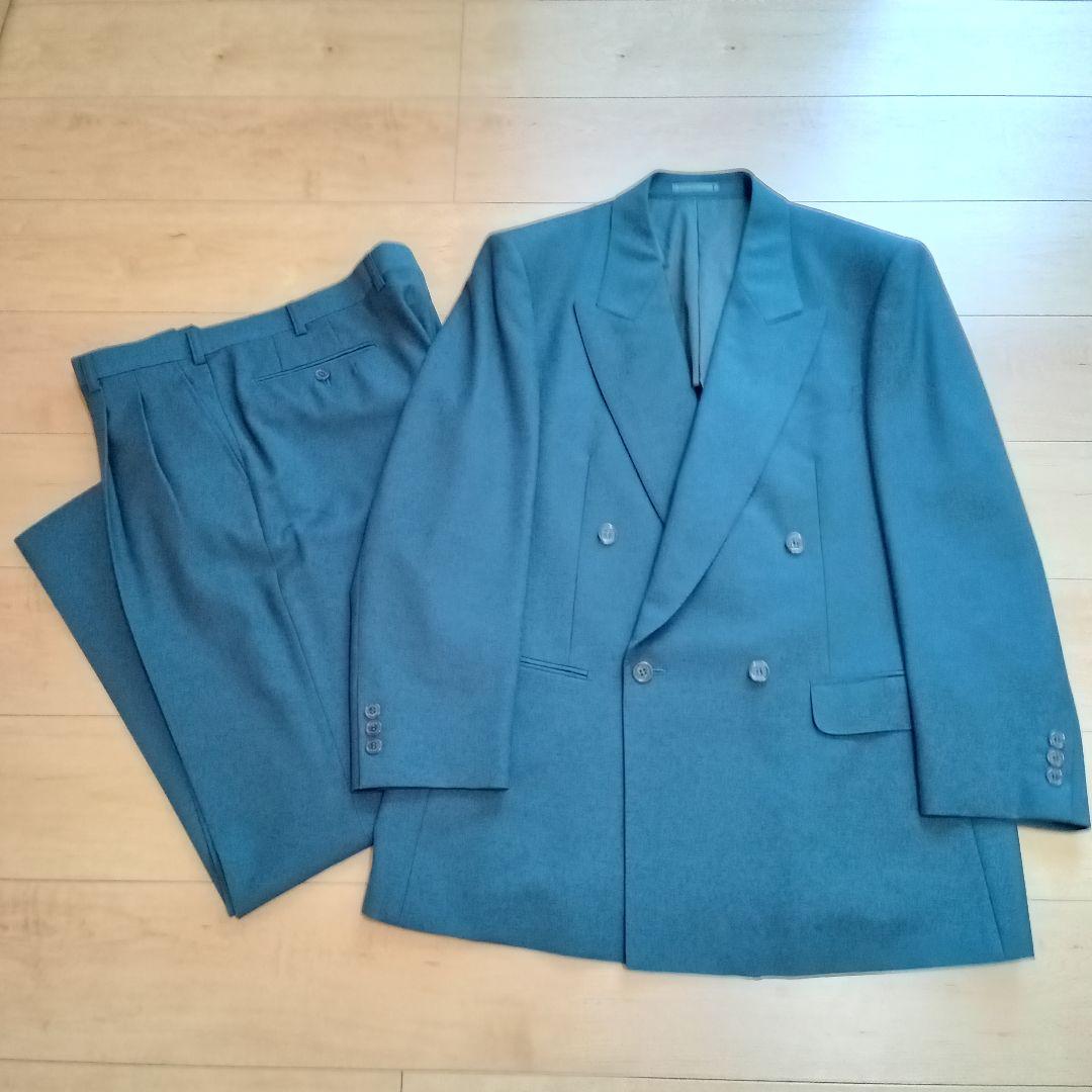 【美品】LANVIN ダブルスーツ セットアップ　LL相当