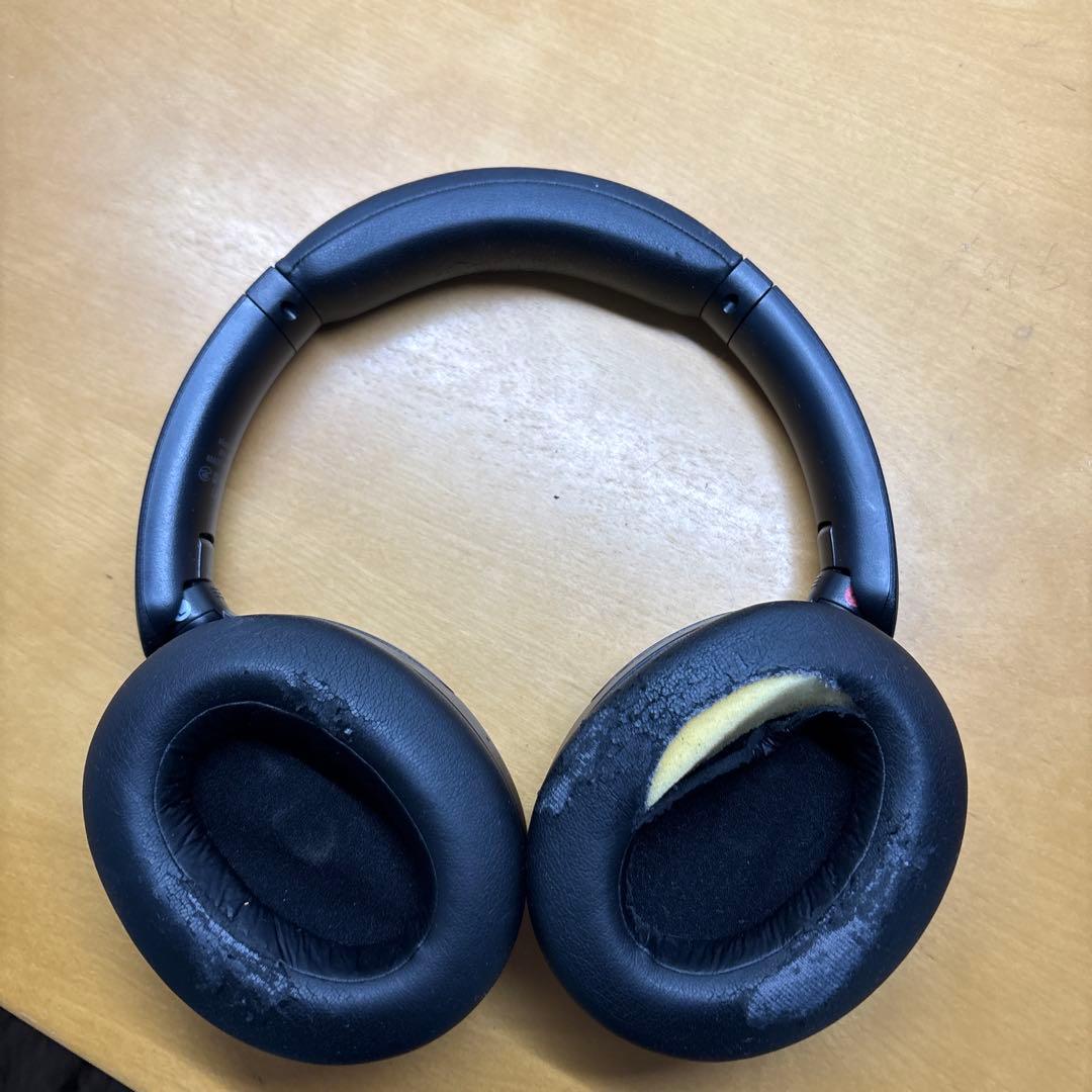 SONY ブラック ワイヤレスヘッドホン オーバーイヤー型