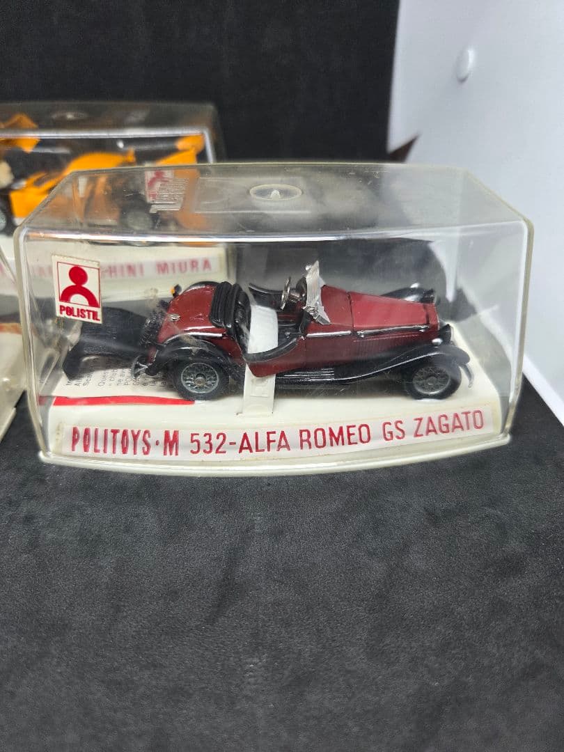お*く様 ヴィンテージ POLITOYS ミニカー 3台セット イタリア 1/4
