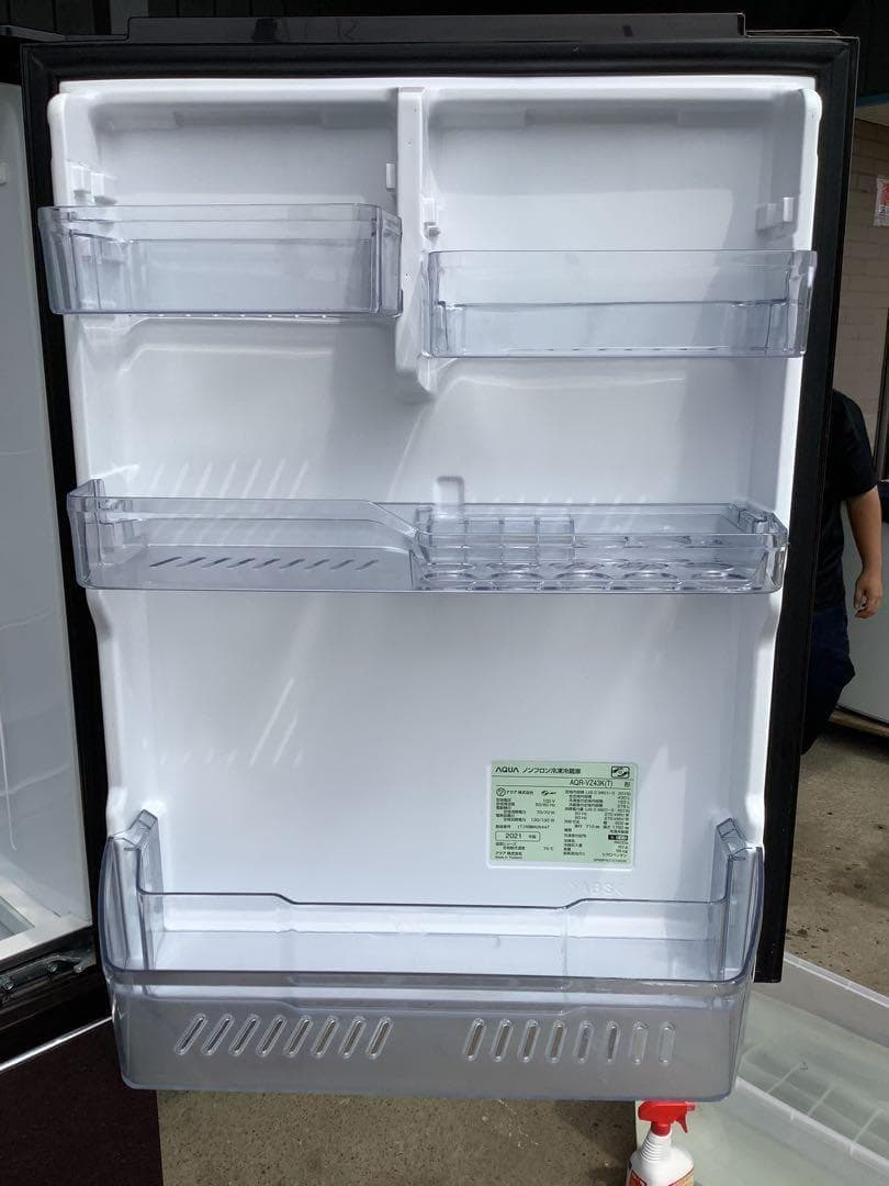 AQUA アクア 4ドア冷蔵庫 AQR-VZ43K(T) 430L 2021年製