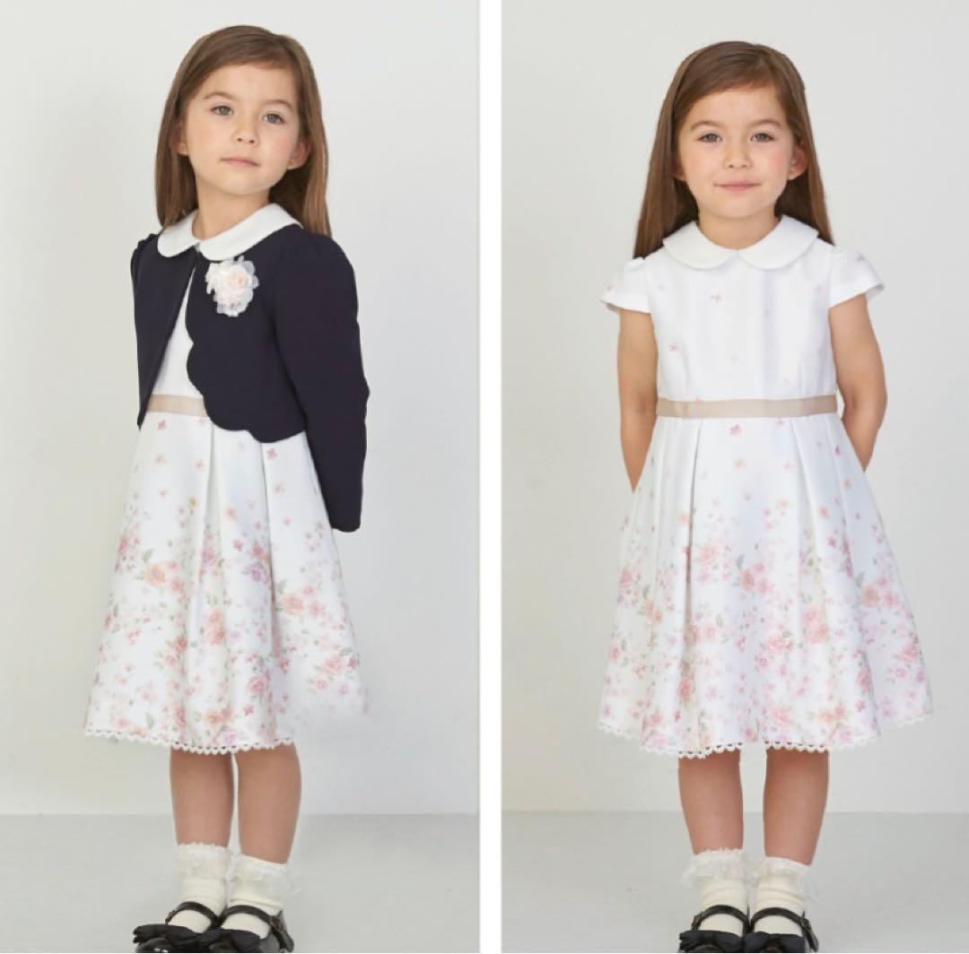 プティマイン　卒園入学式　フォーマルアンサンブル　靴付き　120 【匿名配送】