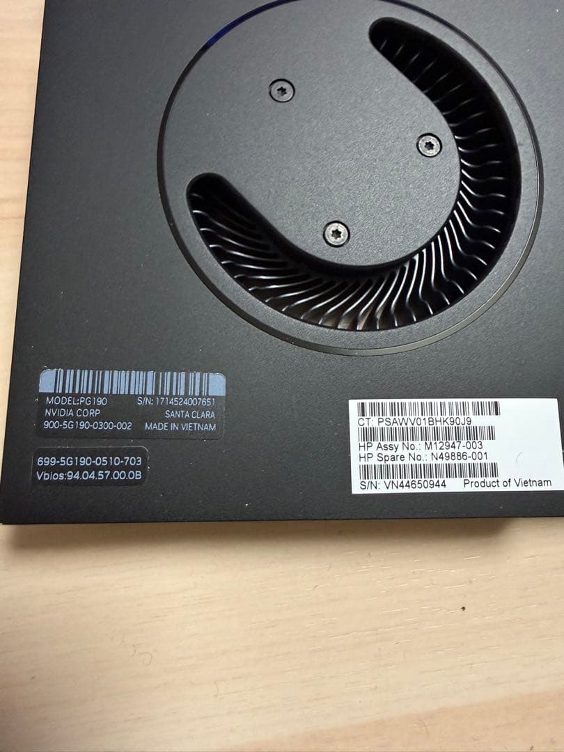 MEME NVIDIA RTX A4000 グラフィックボード