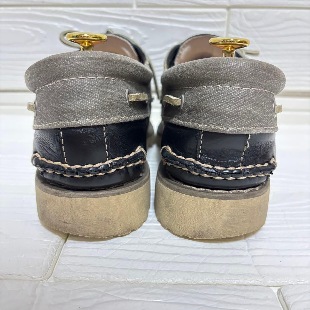 【アッパー美品】ティンバーランド 3eye ブラック 7W デッキシューズ