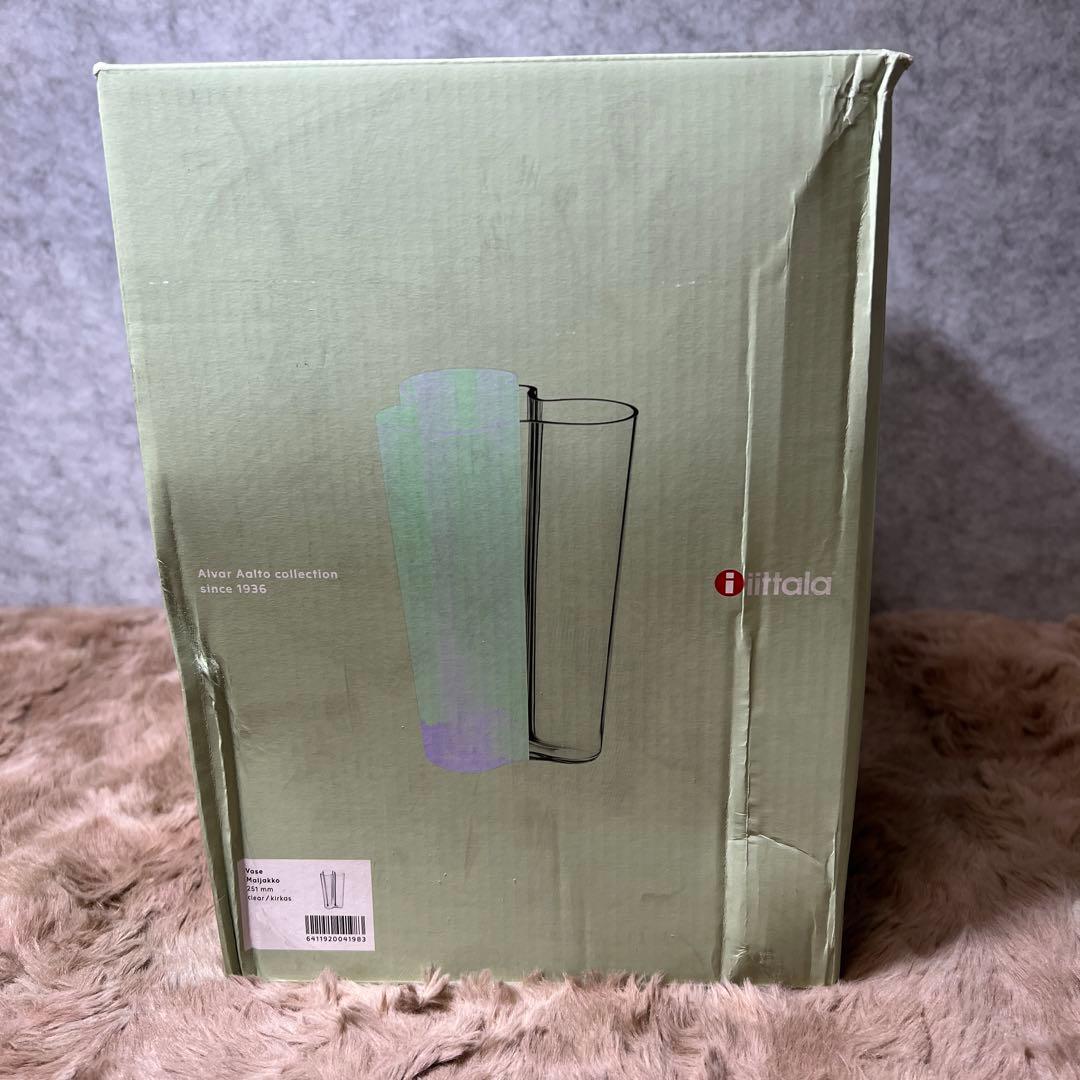 イッタラ アルヴァ・アアルト コレクションフラワーベース 花瓶 251mm 透明