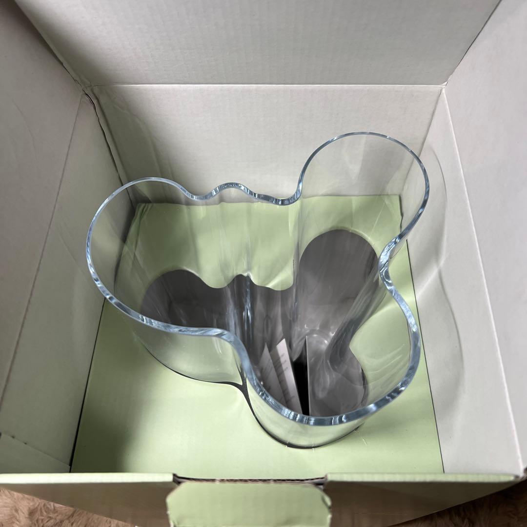 イッタラ アルヴァ・アアルト コレクションフラワーベース 花瓶 251mm 透明