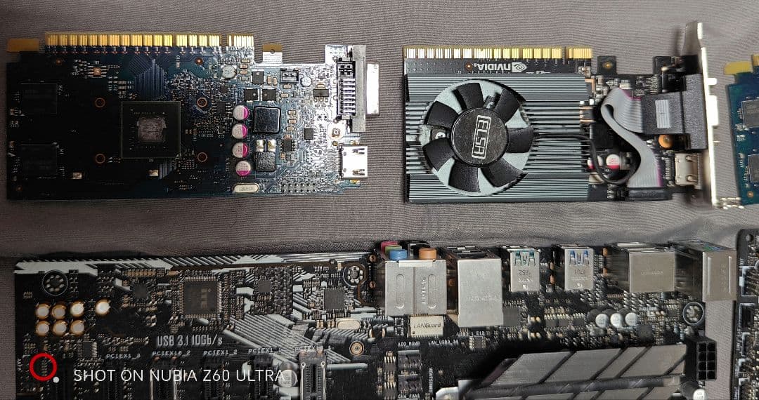 PCパーツ現状品セット　マザーボード5枚　GPU3枚　CPU2個　簡易水冷2台等