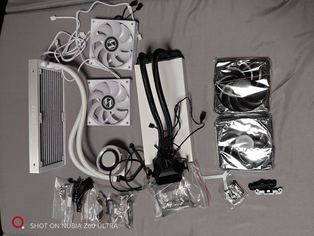 PCパーツ現状品セット　マザーボード5枚　GPU3枚　CPU2個　簡易水冷2台等