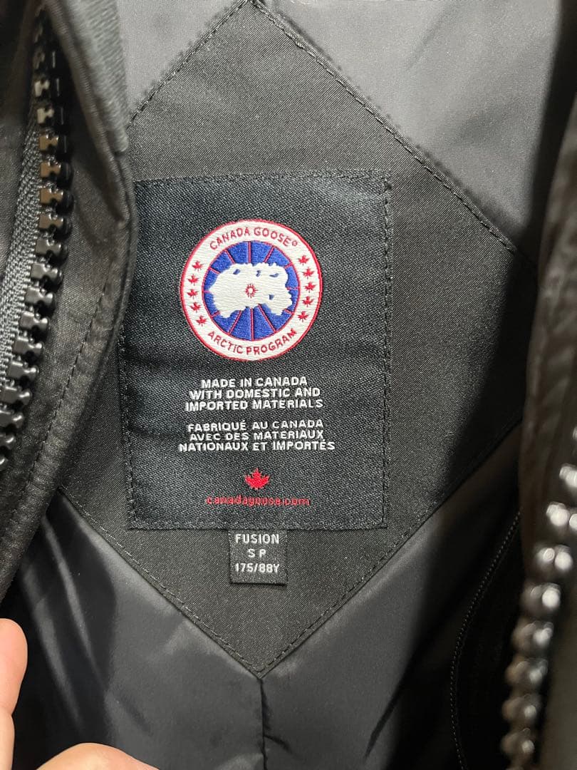 専用☆美品 クリーニング済☆カナダグース マクミラン 黒 タグ付