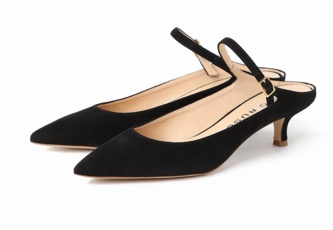 FABIO RUSCONI ストラップパンプス　38 ブラック　IENA　新品