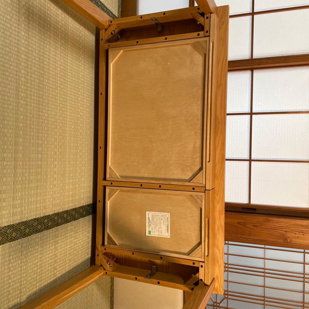 無印良品　オーク材無垢材デスク