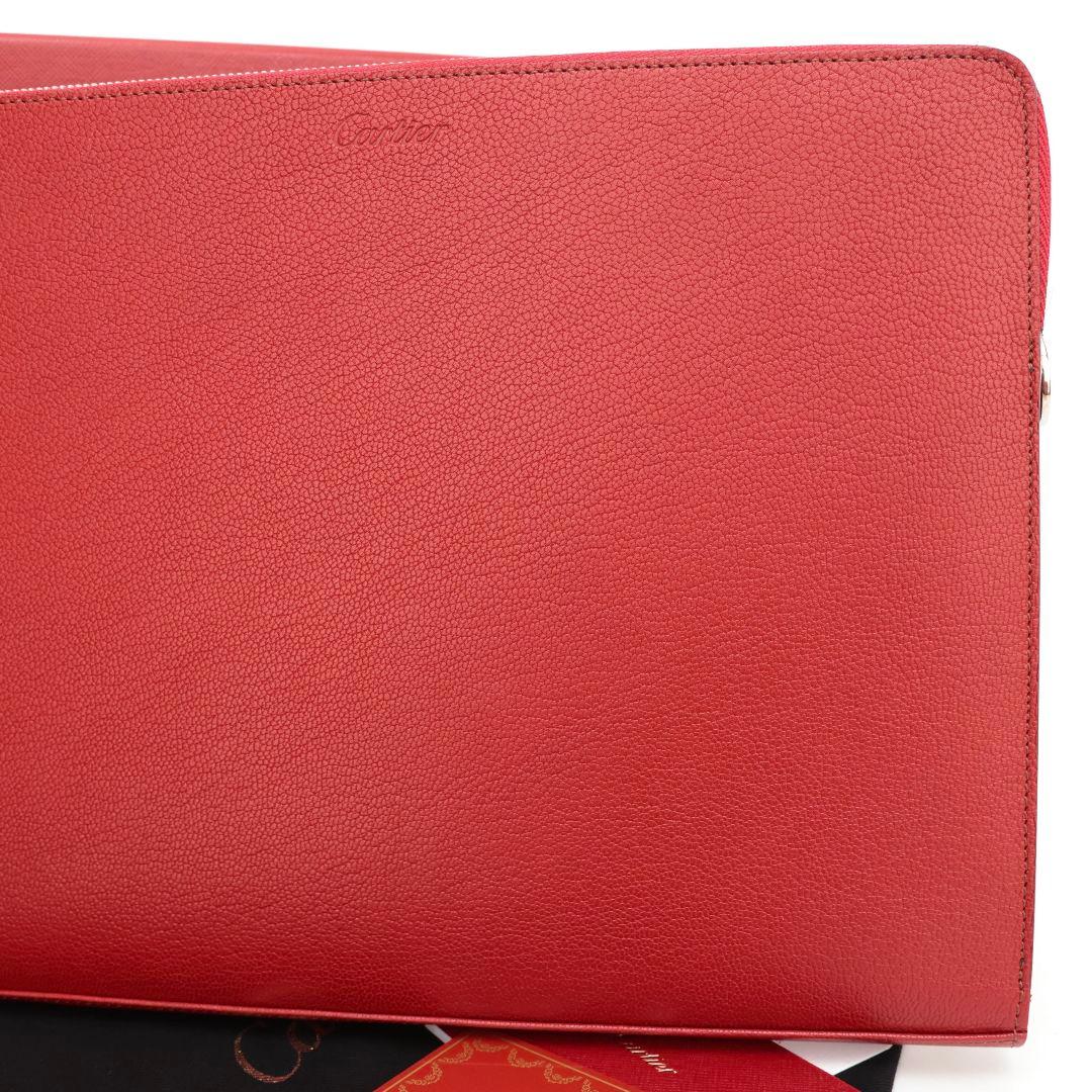 新品未使用 カルティエ Cartier レッド クラッチバッグ