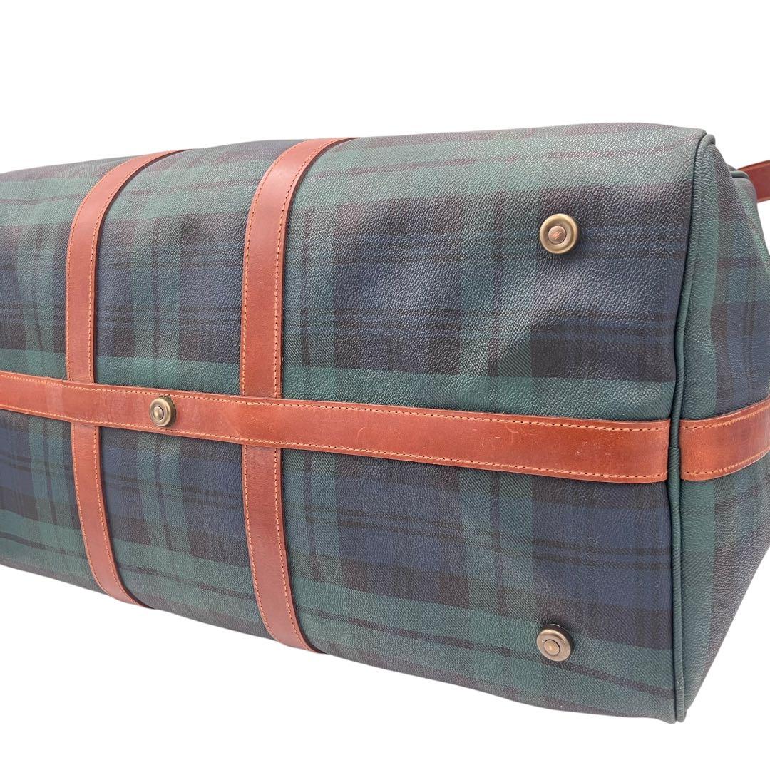 【極美品・ブラシ・南京錠付き】RALPH LAUREN ボストンバッグ レザー