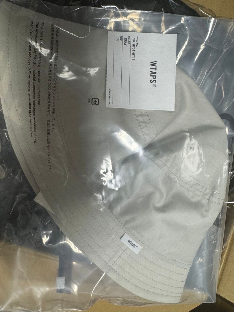 wtaps PORKEY HAT　23SS バケットハット　グレー　サイズL