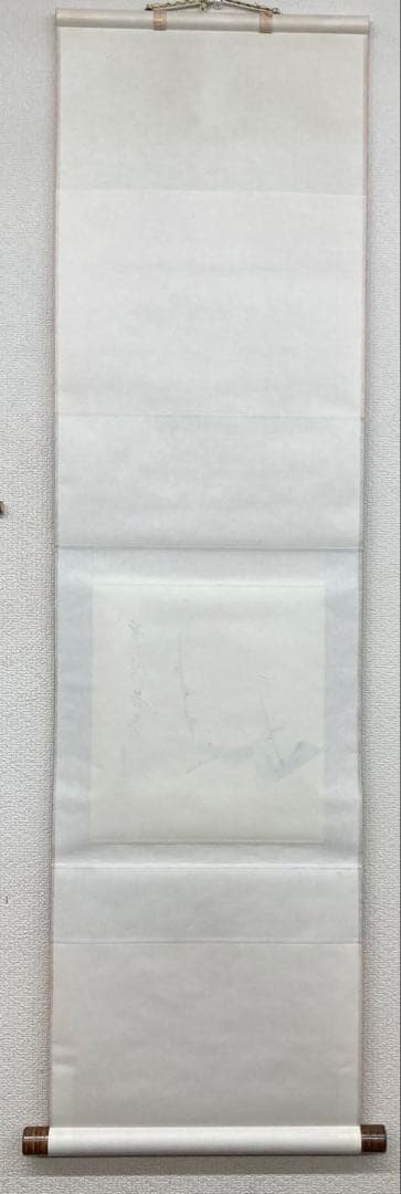 B282b「鶯声告春　梅花図」掛軸　淡々斎自画賛筆　裏千家家元　茶道具