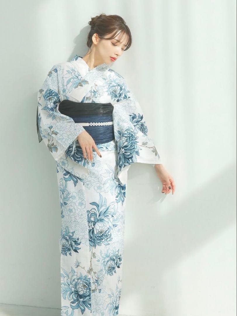 DITA 浴衣 湊色の乱菊重ね