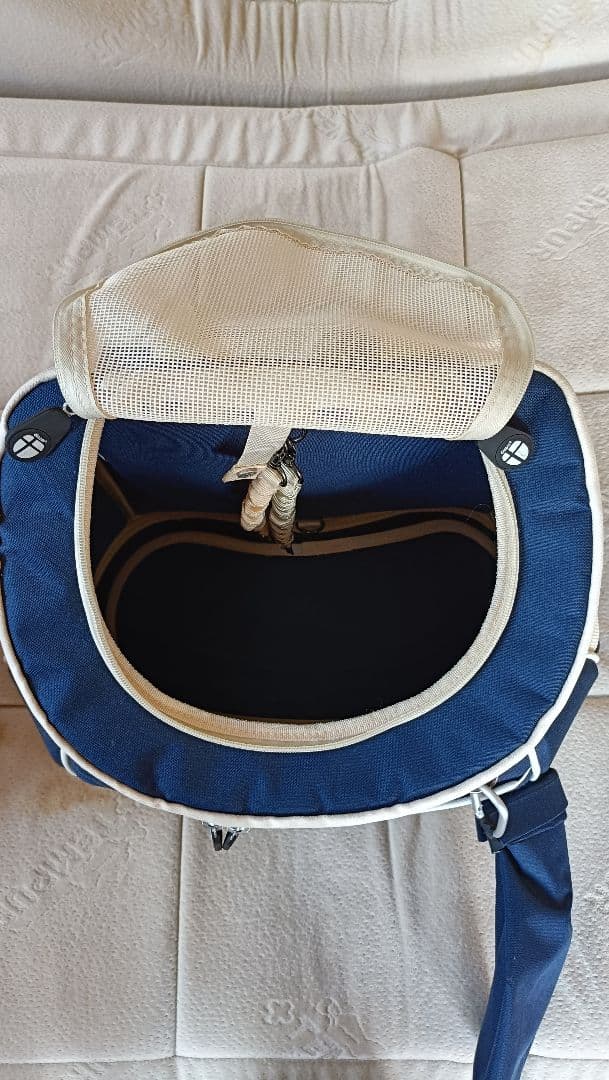 値下げしました　ダイスキ　ネイビー ナイロン キャリーバッグ