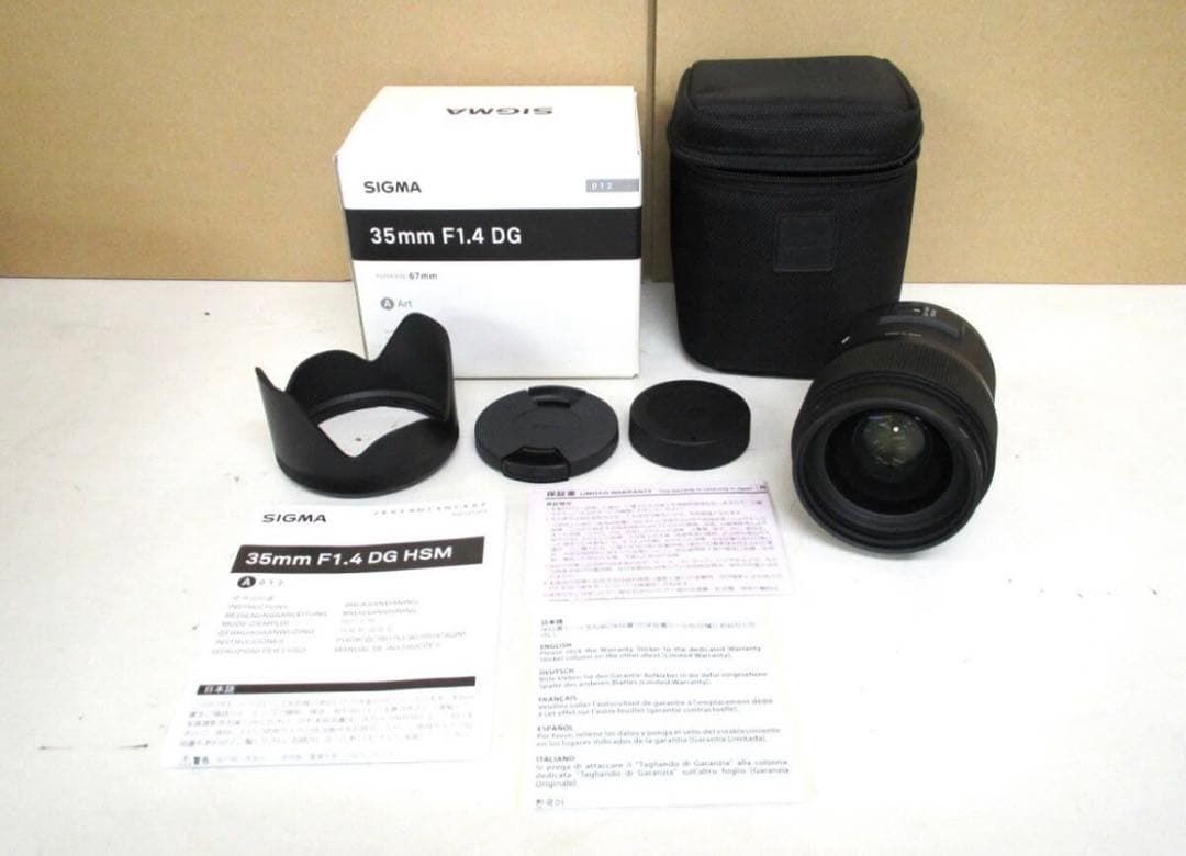 ひ*り様 美品　ＳＩＧＭＡ　３５ｍｍ　Ｆ１．４ＤＧ