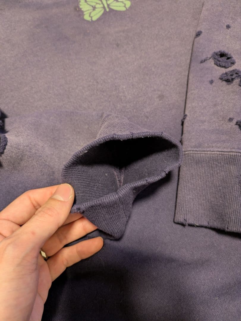 Needles ダメージが加工　トレーナー