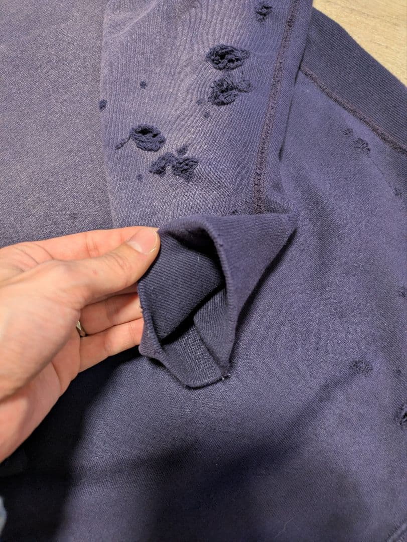 Needles ダメージが加工　トレーナー