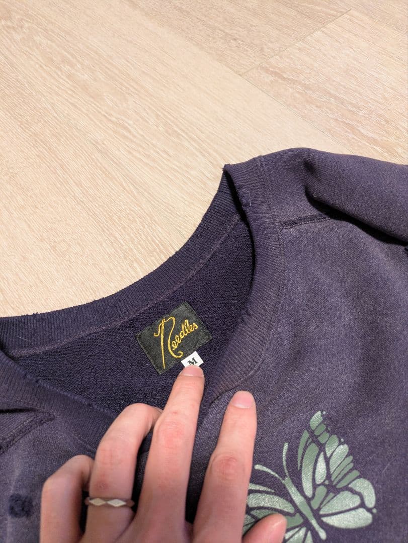 Needles ダメージが加工　トレーナー