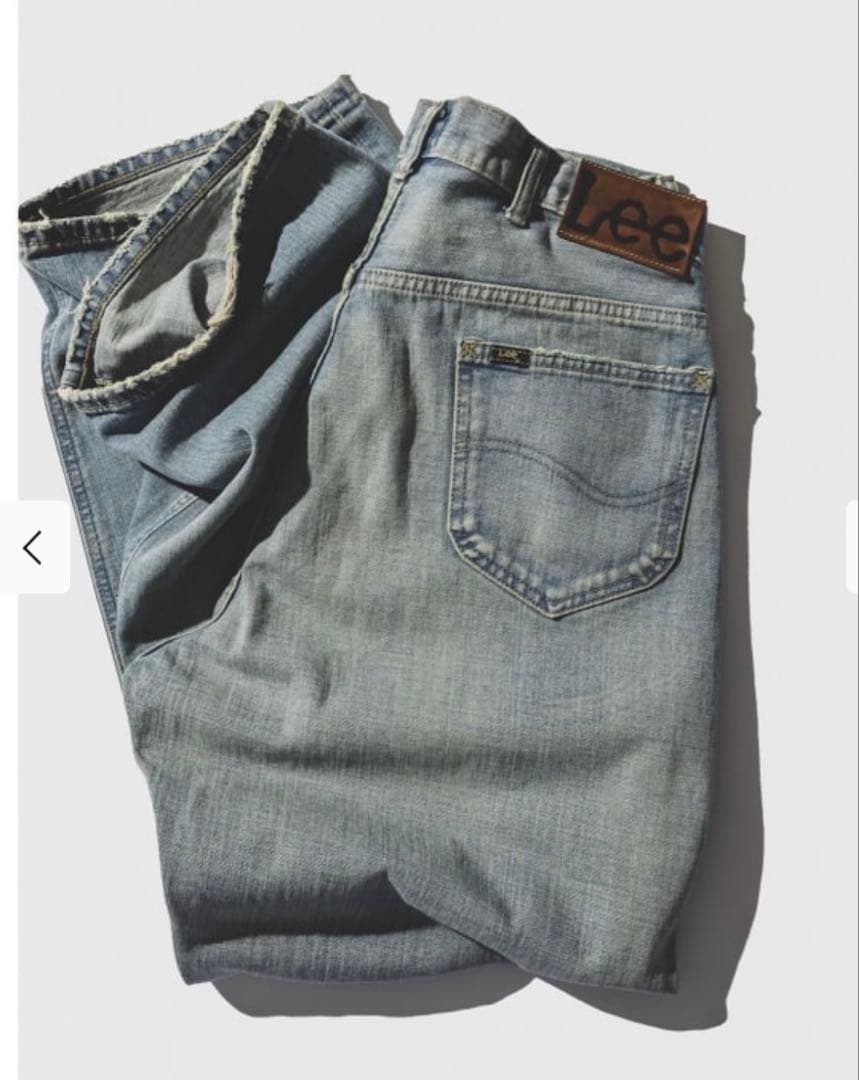 BEAMS 【別注】Lee / 101 クラッシュ デニムパンツ