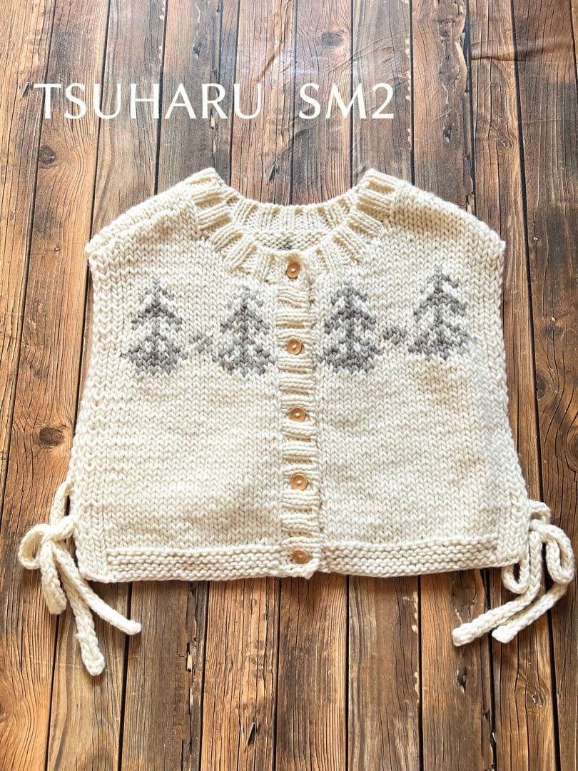 SM2＊TSUHARU＊ペルー＊ニット前後着ジャガードニットベスト＊