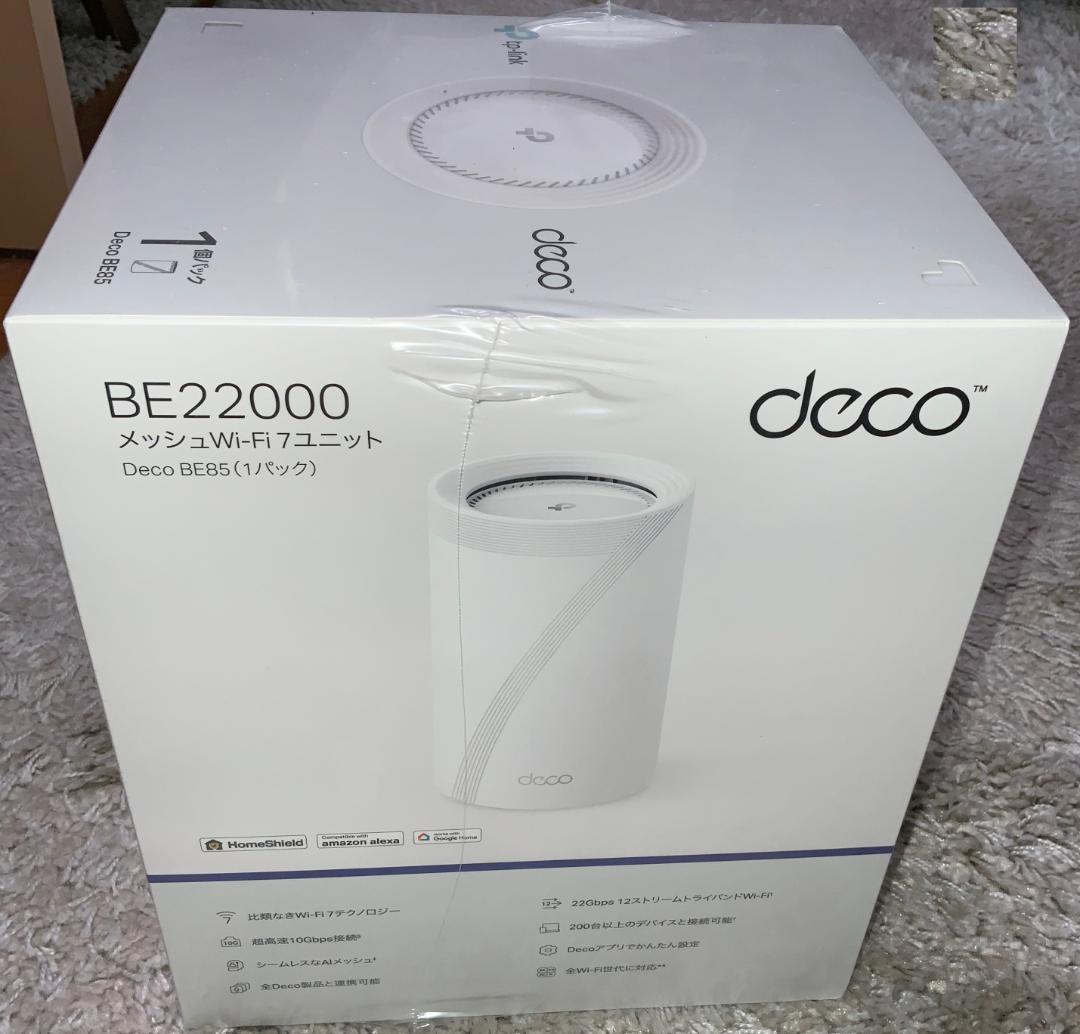 G*t様 【未開封】TP-Link Deco BE22000 メッシュWi-Fi