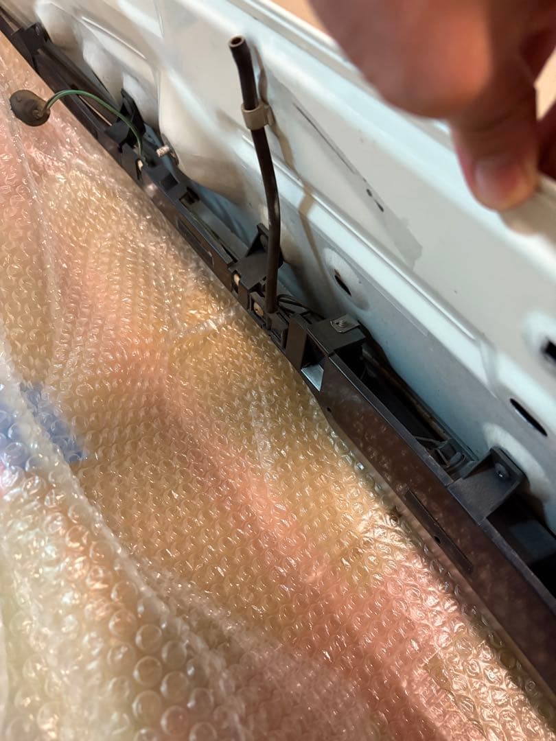 ek9. ek4純正リアスポイラー　チャン白　塗りたて