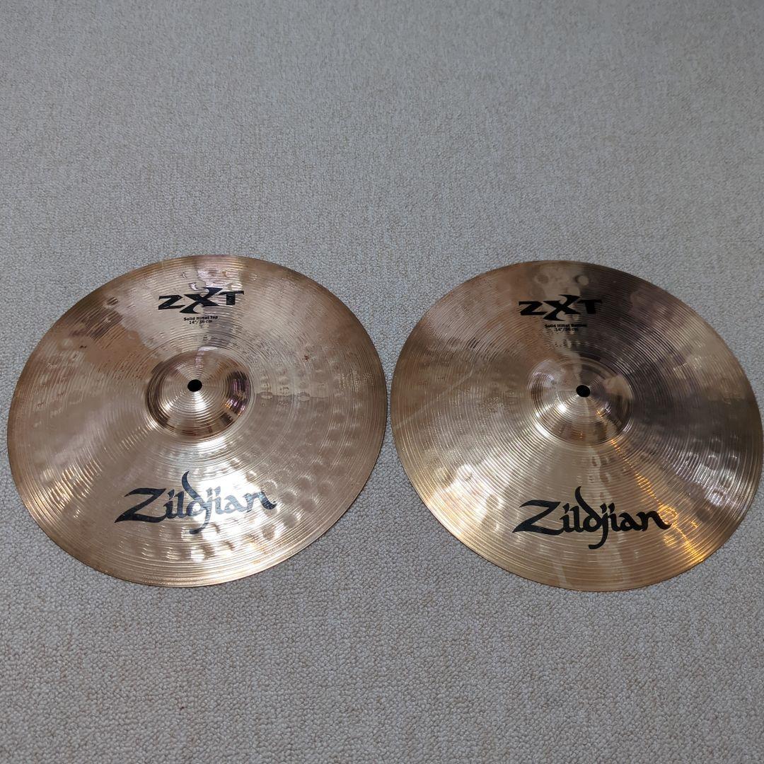 ジルジャンZXT　ソリッドハイハット　トップボトムペア