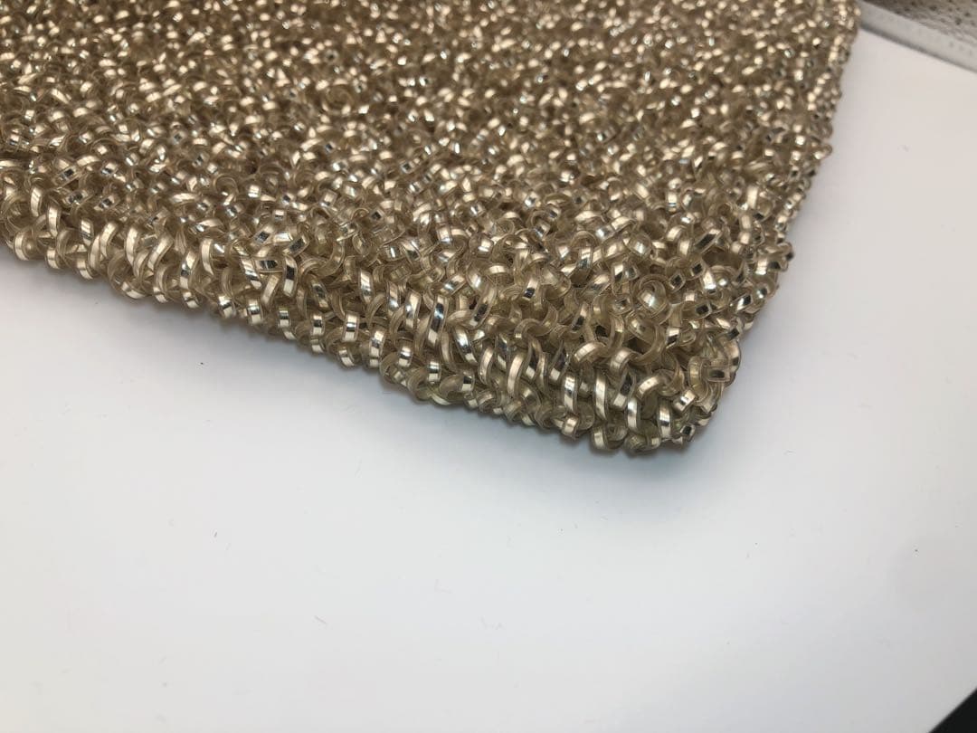 アンテプリマ ワイヤーバッグ　シャンパンゴールド シルバー　ハンドバッグ