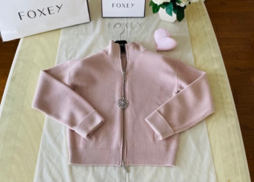 フォクシー KNIT CARDIGAN \"ROBIN\" ニット カーディガン