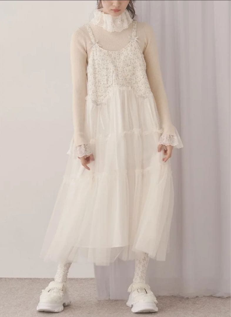 merry jenny petit flower キャミワンピース アイボリー