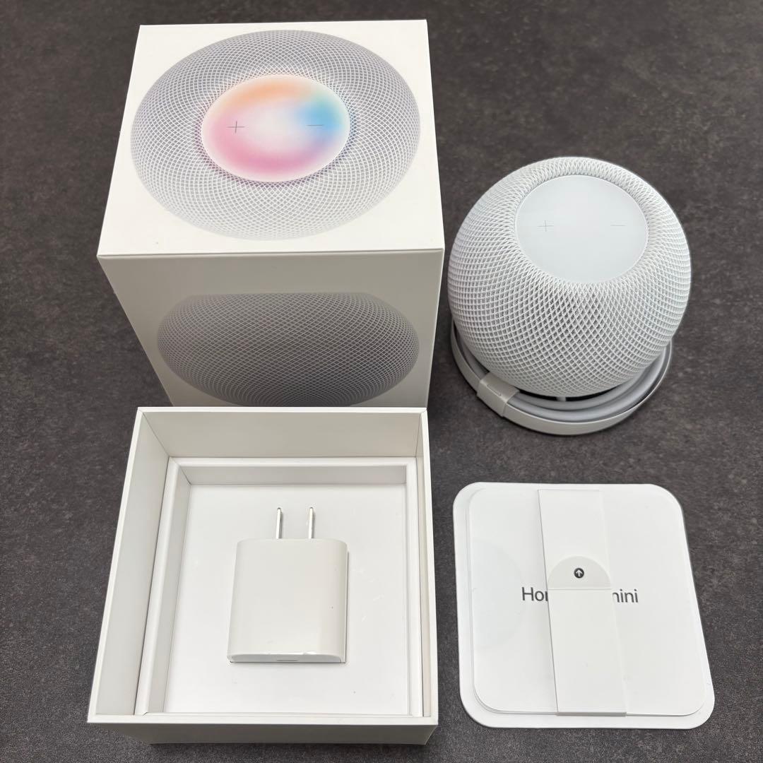 【美品】Apple Pod mini ホワイト　グレー