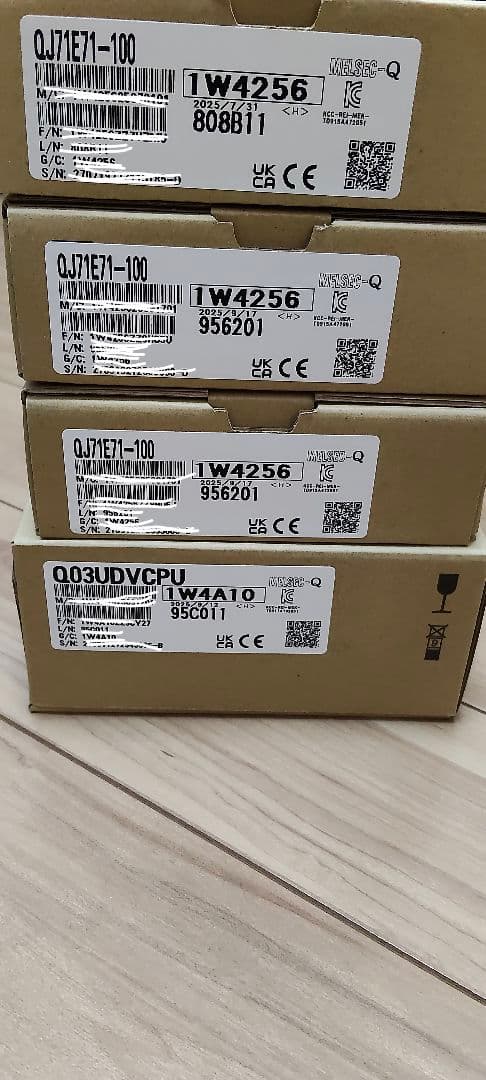【新品未使用】三菱Q03UDVCPU 1台　QJ71E71-100 3台