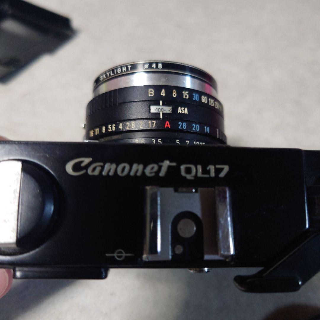 ジャンク品　Canonet QL17 レンジファインダーカメラ